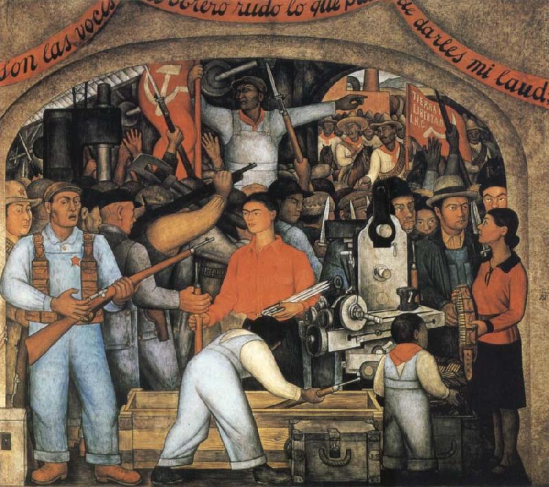 Diego Rivera Song china oil painting image